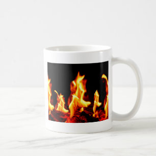 Caneca De Café Chamas chamas