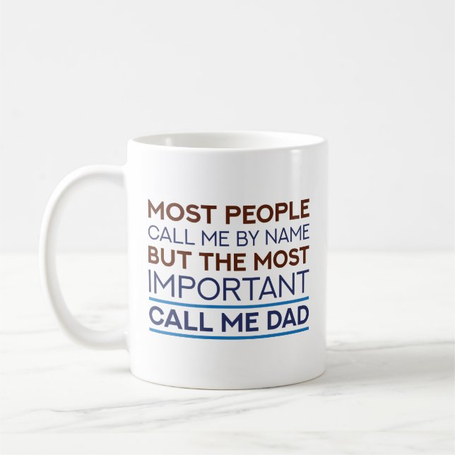 Caneca De Café Chame-me de Pai (Esquerda)