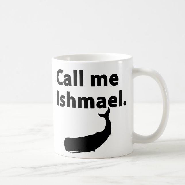 Caneca De Café Chame-me Ishmael (Direita)