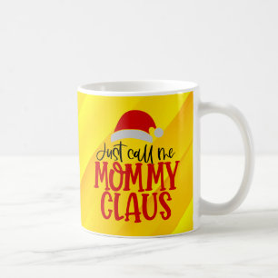 Caneca De Café Chame-Me Mamãe Claus-56876 Relógio Redondo