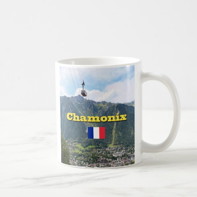 Caneca De Café Chamonix - Monte Branco (Direita)