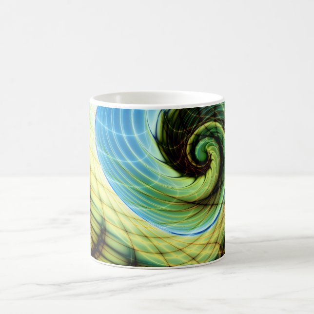 Caneca De Café Change of Skin Gnarly Fractal (Centro)