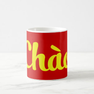 Caneca De Café Chào / Hello ~ Vietnã / Vietnamita / Ting Viet