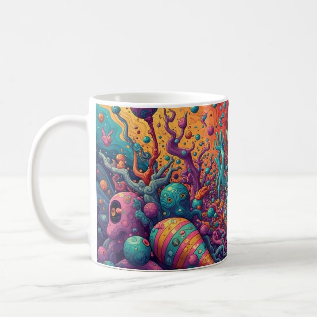 Caneca De Café Chaos in Color: Hidden Depths (Esquerda)