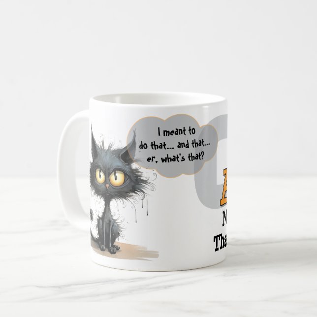 Caneca De Café Chaos Kitty Mug: Not Sorry (Frente Esquerda)