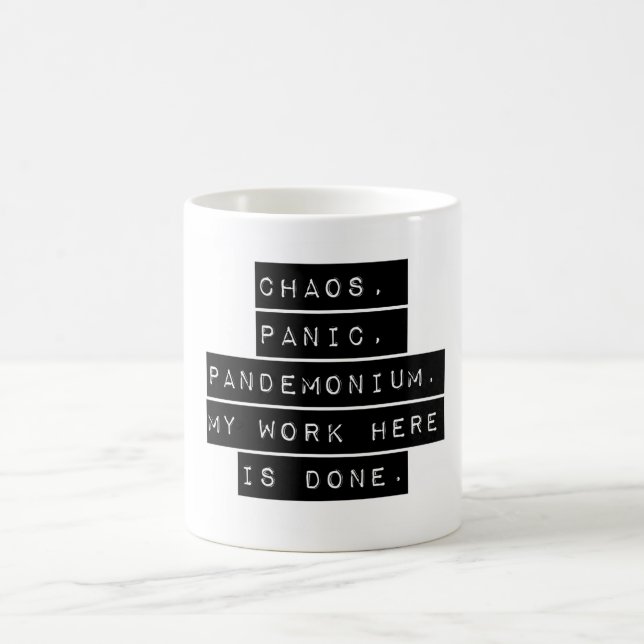 Caneca De Café Chaos Pandemonium (Centro)
