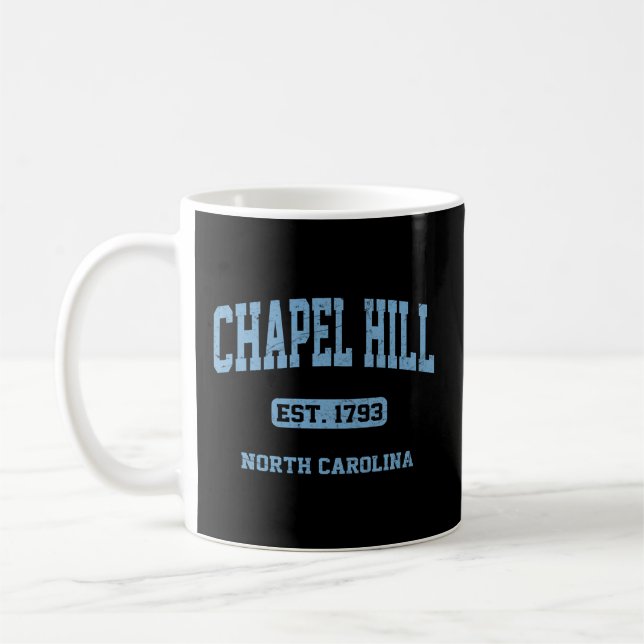 Caneca De Café Chapel Hill North Carolina Nc State Athletic Style (Esquerda)