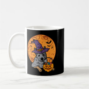 Caneca De Café Chapéu de Bruxa Lua Jack O Lantern Halloween