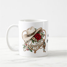 Chapéu de Cowboy Western Romântico & Coração de La