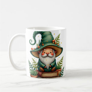 Caneca De Café Chapéu de Gnomo de Cogumelo Guia de Forrageamento