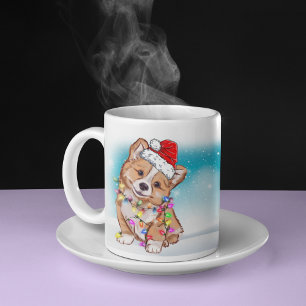 Caneca De Café Chapéu de Natal Personalizado Feliz Natal Amante d