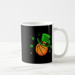 Caneca De Café Chapéu do Dia de Patrick de Basquete