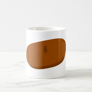 Caneca De Café Chapéu Francês Brown Beret Minimalista