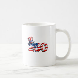 Caneca De Café Chapéu Patriótico Tio Sam 250