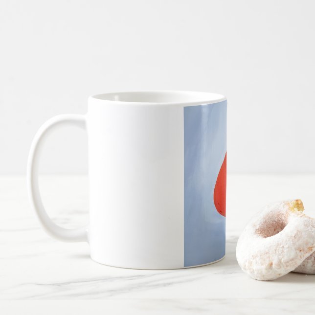 Caneca De Café Chapéu Vermelho (Com Donut)