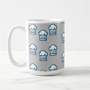 Caneca De Café Chapéus brancos de chef cinza