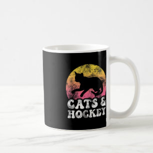 Caneca De Café Chapéus Divertidos e Hockey Vintage Retro Hob