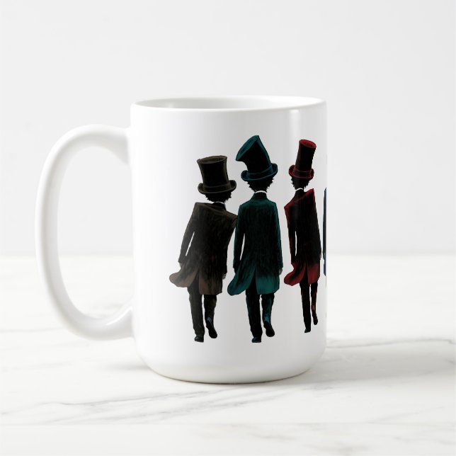 Caneca De Café Chapéus Superiores (Esquerda)
