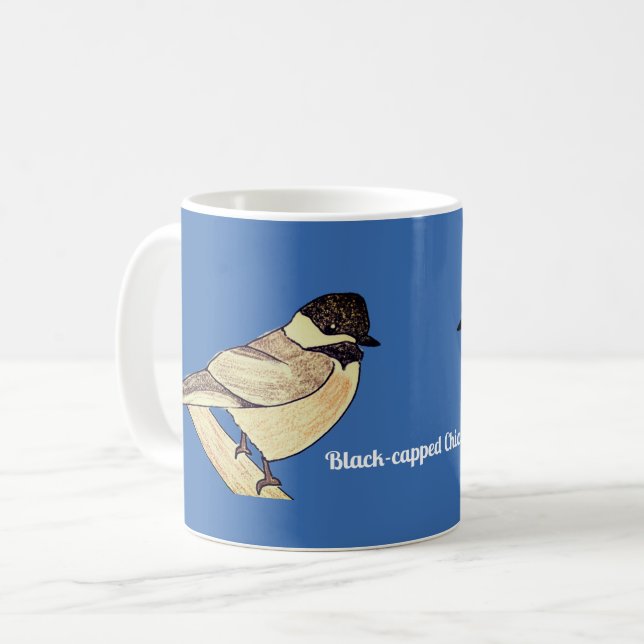 Caneca De Café Chapim-de-cabeça-preta (Frente Esquerda)