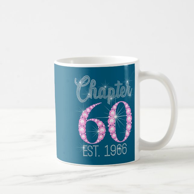 Caneca De Café Chapter 60 Est 1966 Happy 60th Birthday Gift  (Direita)