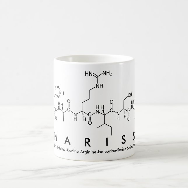 Caneca De Café Charissa peptide name mug (Centro)