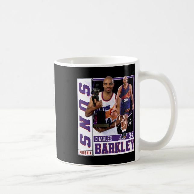 Caneca De Café Charles Barkley O Sinalizador Da Lenda Chuck Basbo (Direita)