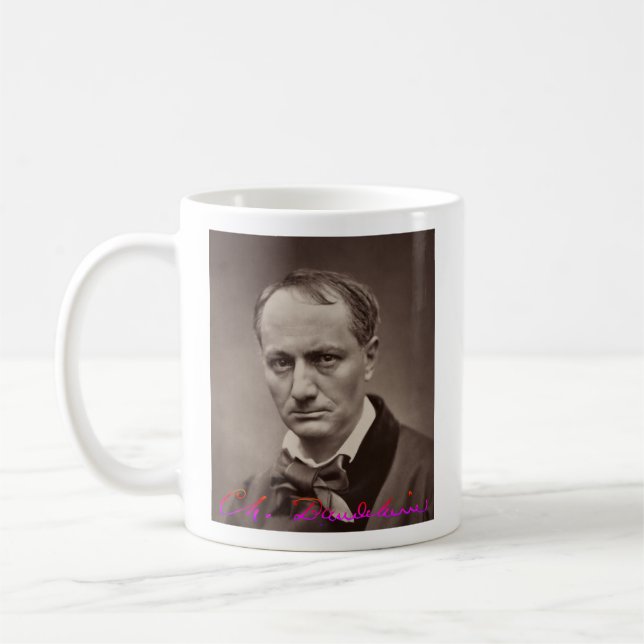 Caneca De Café Charles Baudelaire (Esquerda)