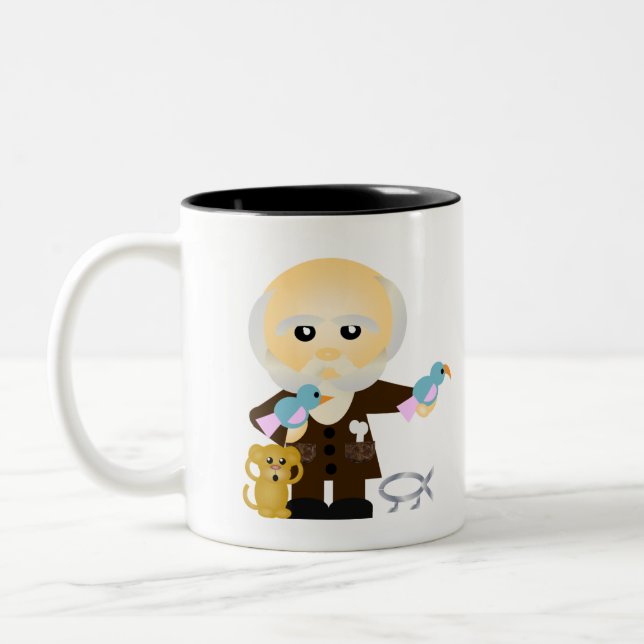 Caneca De Café Charles Darwin (Esquerda)