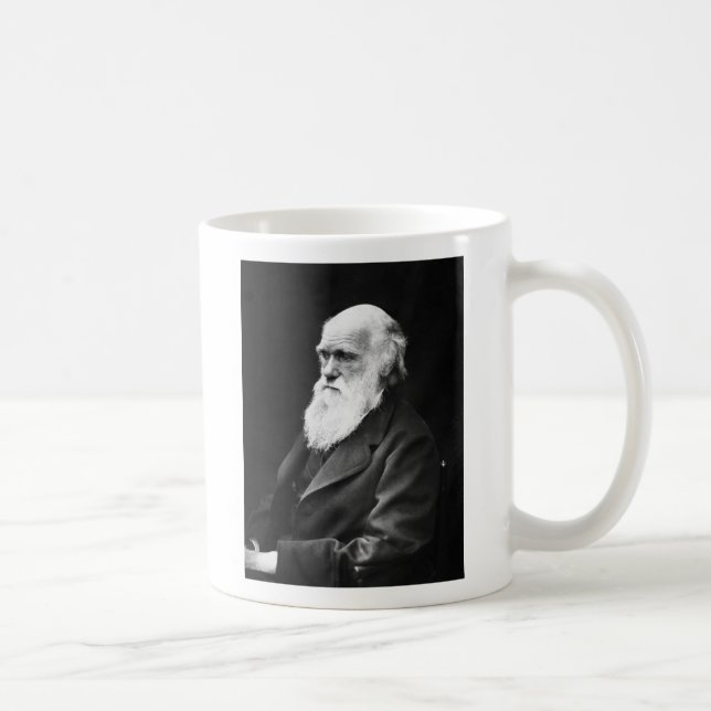 Caneca De Café Charles_Darwin, EVOLUI (Direita)
