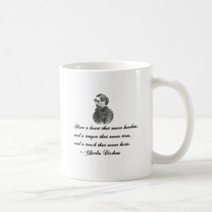 Caneca De Café Charles Dickens, nossa citação de Amigo Mútuo