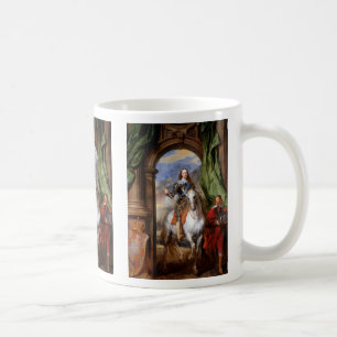 Caneca De Café Charles I em Horseback por Van Dyck Coffee Mug