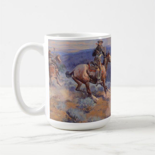 Caneca De Café Charles Marion Russell - Loops E Swift Hors (Esquerda)