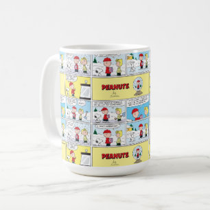 Caneca De Café Charlie Brown   Globo de Neve