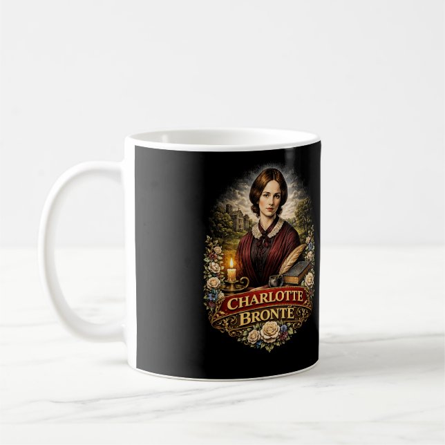 Caneca De Café Charlotte Bronte Mug (Esquerda)