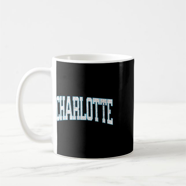 Caneca De Café Charlotte Futebol Vintage Cidade  (Esquerda)
