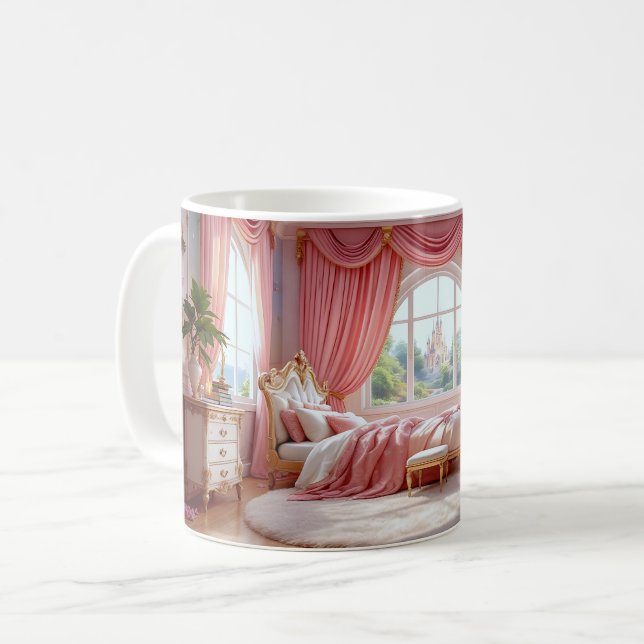 Caneca De Café Charme Barroco (Frente Esquerda)