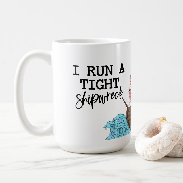 Caneca De Café Charme náutico (Com Donut)