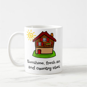 Caneca De Café Charming Country House Mug