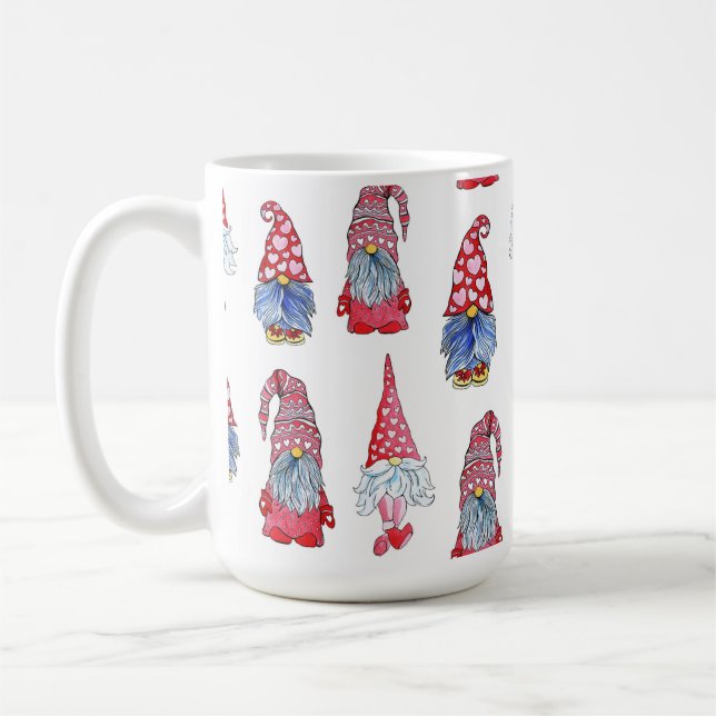 Caneca De Café "Charming Gnome Design: Whimsical and Fun" (Esquerda)