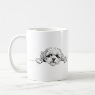 Caneca de Café Charmoso Shih Tzu