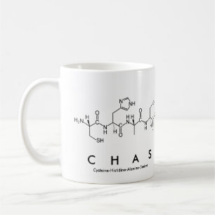 Caneca De Café Chas peptidname mug