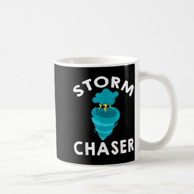 Caneca De Café Chaser Funny Parent New Family Chasing Toddler Dad (Direita)