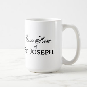 Caneca De Café Chaste Heart of Rua. Joseph: Versão de Vidro Obtid