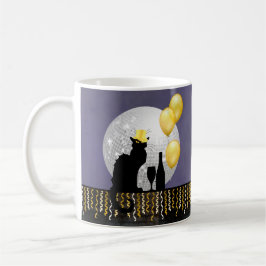 Caneca De Café Chat Noir Ano Novo