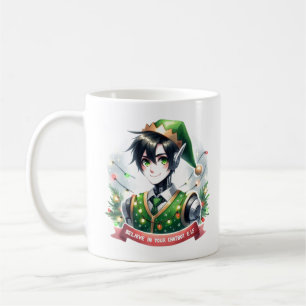 Caneca De Café Chatbot Memes De Natal Engraçados Acreditam No Seu
