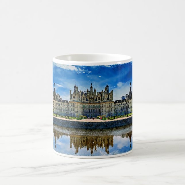 Caneca De Café Chateau de Chambord, França. (Centro)