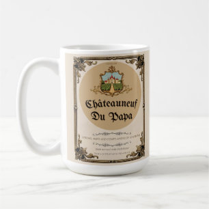 Caneca De Café Châteauneuf du Papa Mug - Pai Engraçado Parody Gif