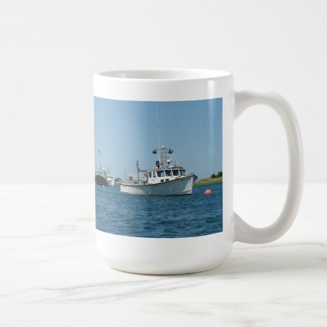 Caneca De Café Chatham Harbor Boats (Direita)
