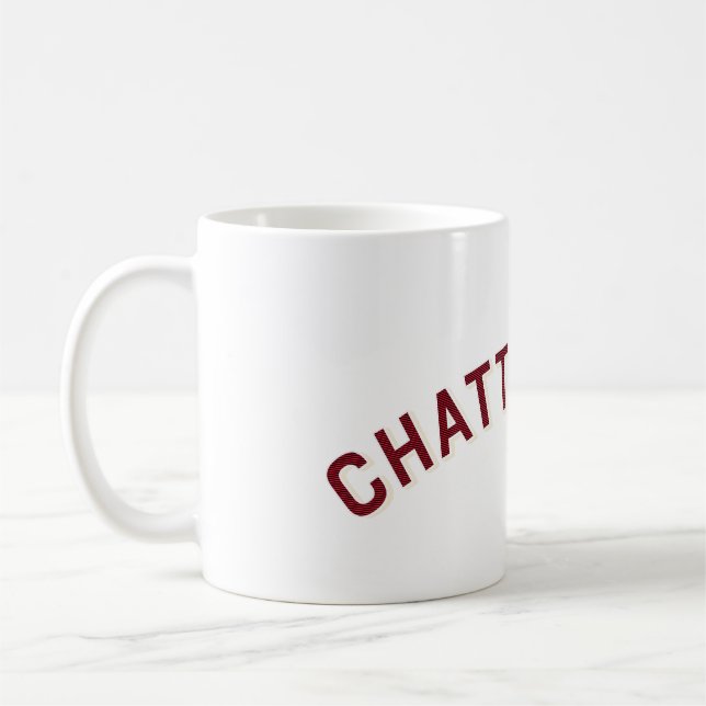 Caneca De Café Chattanooga, Tennessee Vintage Arch (Esquerda)