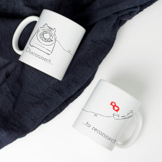 Caneca De Café Chatter Retroativo: Vintage Phone Nostalgia Mug